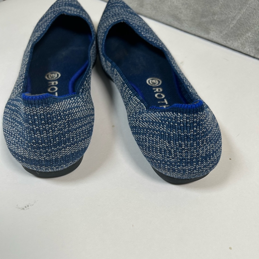 Rothy’s the point indigo heather flats - Picture 9 of 11